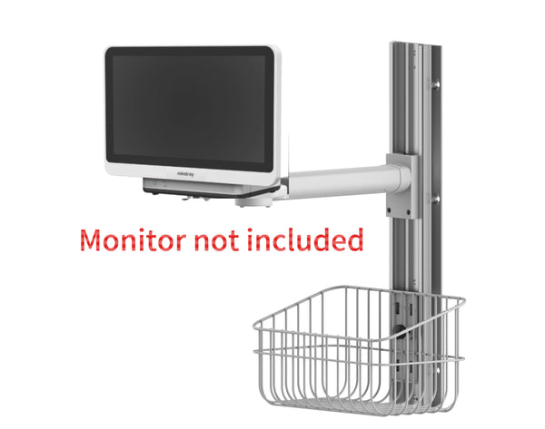 Mindray N12/N15/N17 on WM001E Series Fixed Arm Channel Mount
