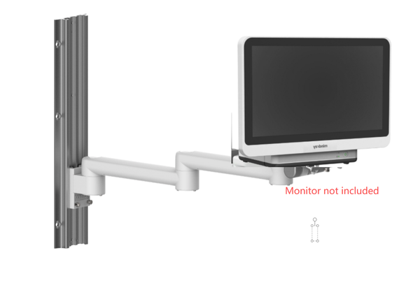 Mindray N12/N15/N17  On WM500-200 Double Rotated Series Channel Mount