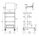 Endoscope cart TR900C