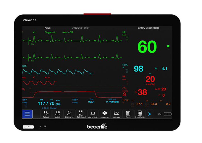 Betterlife VITAVUE 12 Multi Parameter Patient Monitor