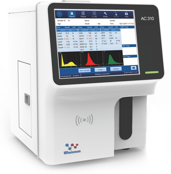 Lifotronic AC310  3 part hematology analyzer