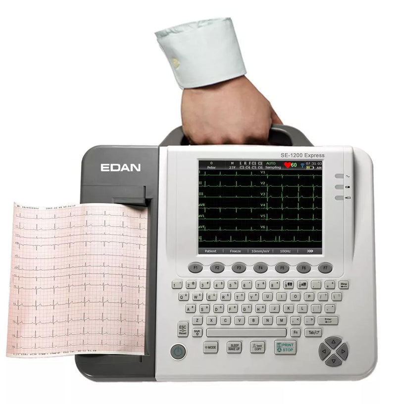 EDAN SE-1200 Express 12 channel Resting Electrocardiograph ECG machine