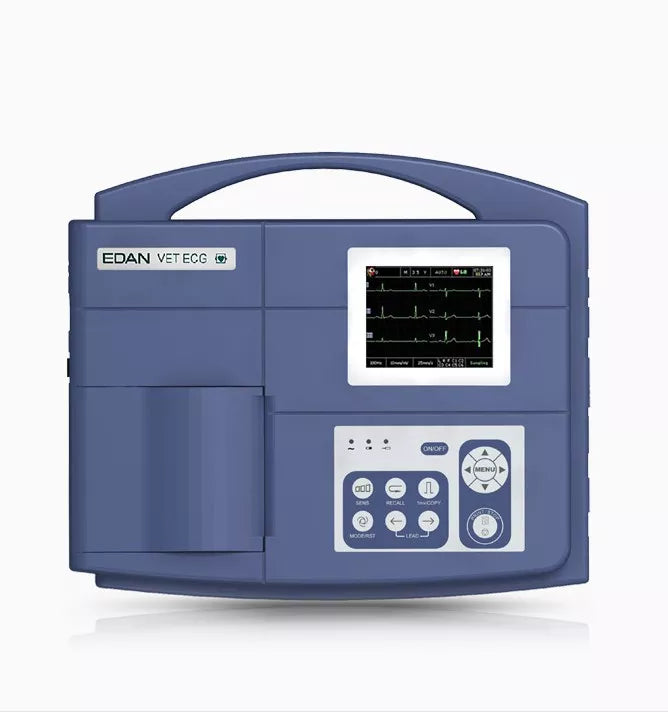 EDAN VE300 VET three-channel compact veterinary ECG